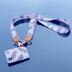 Thread Lanyard Card Holder Wallet